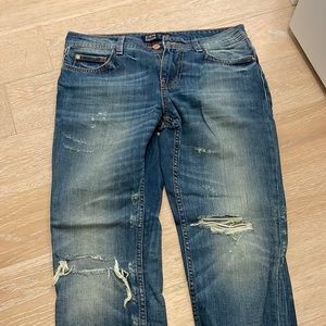 Ripped Zara jeans